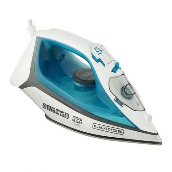 Ferro A Vapor Azul Com Anti Gotejamento Black+Decker 1200W 127V